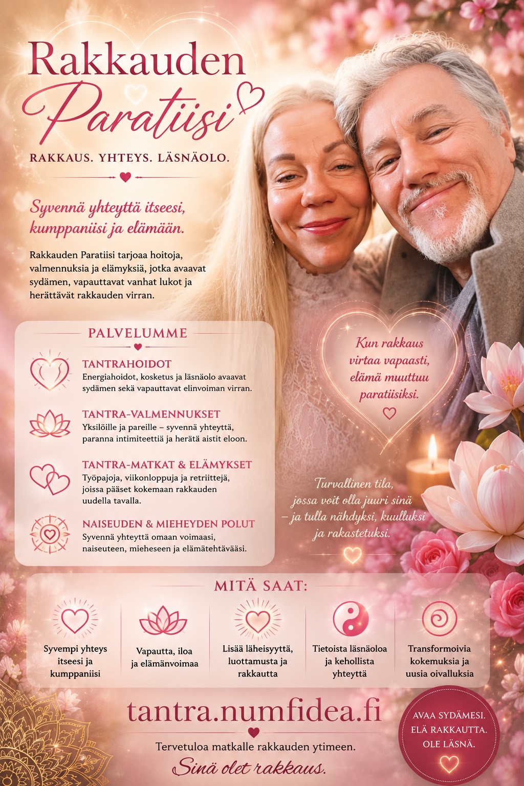 Löysit juuri Rakkauden Maailman - Tervetuloa!